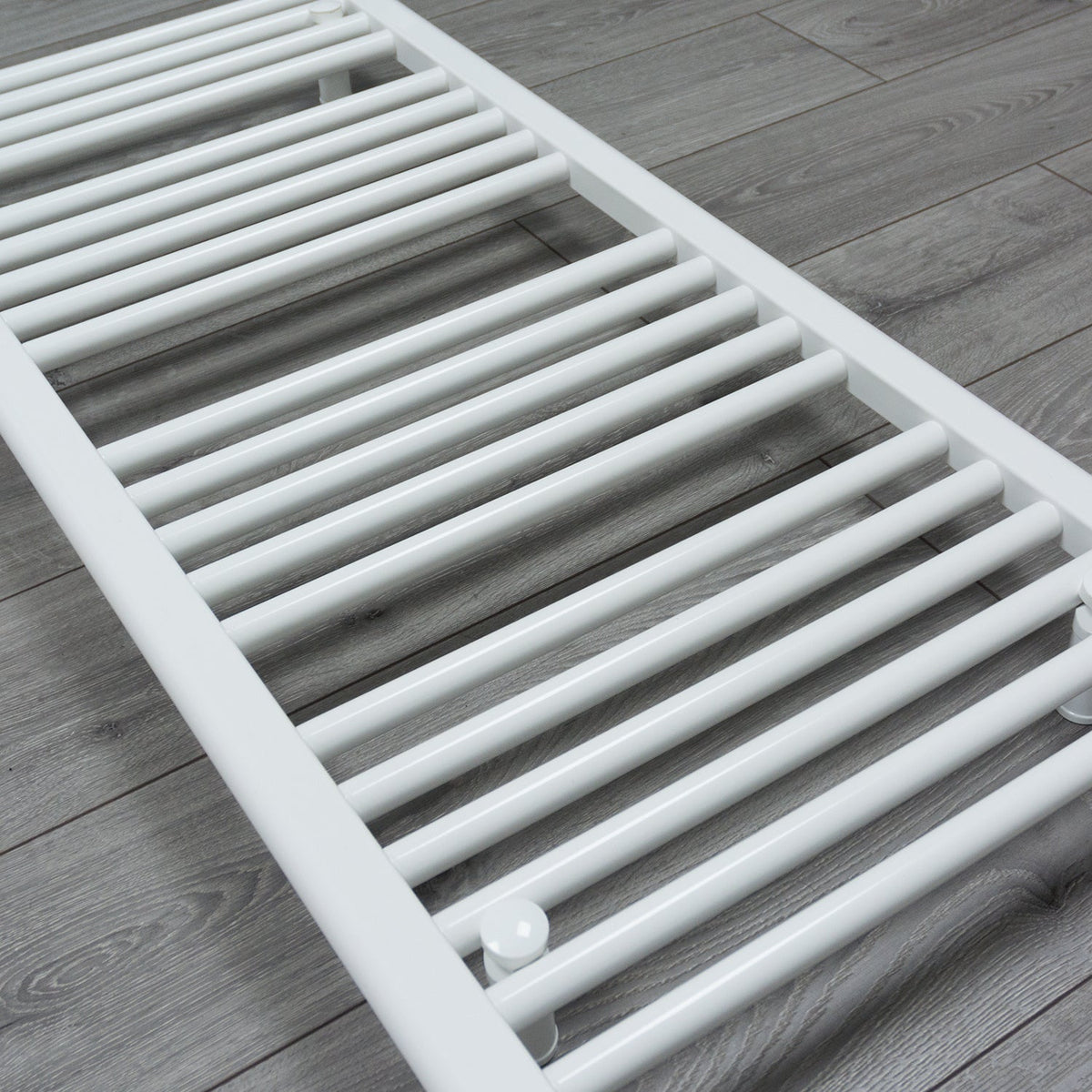 1100 x 500 White Pre-Filled Electric Heated Towel Radiator 2