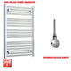 1000x550mm Pre-Filled Electric Heated Towel Rail Chrome