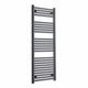 1400 mm High x 450 mm Wide Heated Towel Radiator Flat Black