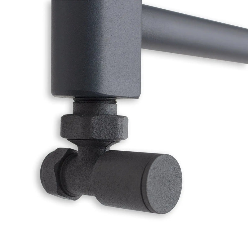 1400x300mm Heated Straight Anthracite-Sand Grey Towel Rail