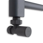 1000x500mm Straight Anthracite Sand Grey Towel Rail Central