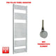 1856x400mm Electric Heated Towel Rail Pre-Filled Chrome