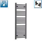 1200mm x 400mm Heated Towel Rail Radiator – Matt Black