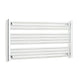 600x1000mm Chrome Dual Fuel Flat Heated Towel Rail Radiator - Elegant Radiators