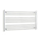 Without Valves 600 x 1100 Heated Straight Towel Radiator Chrome