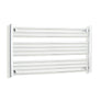 Without Valves 600 x 1100 Heated Straight Towel Radiator Chrome