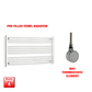 ER-Wifi Thermostatic / No Timer 600 x 1100 Pre-Filled Electric Heated Towel Radiator Straight Chrome