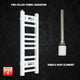 Single Heat / No Timer 600 x 250 Pre-Filled Electric Heated Towel Rail White HTR