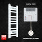 ER-Touch Thermostatic / Digital Timer 600 x 250 Pre-Filled Electric Heated Towel Rail White HTR