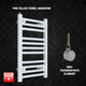 ER-Wifi Thermostatic / No Timer 600 x 400 Pre-Filled Electric Heated Towel Rail White HTR