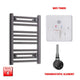 ER-Touch Thermostatic / Wifi Timer 600 x 450 Black Pre-Filled Electric Towel Rail Radiator