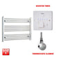 Flat / ER-Touch Thermostatic / Booster Timer 600 x 750 Pre-Filled Electric Heated Towel Radiator Chrome