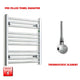 600x550mm Pre-Filled Electric Heated Towel Rail Chrome