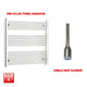 800x800mm Pre Filled Electric Towel Rail Straight Chrome