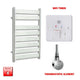 800x500mm Chrome Flat Panel Pre-Filled Electric Heated Towel Rail