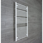 1300x700mm Towel Rail Radiator Flat White Central Heating