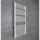 1300 x 700 White Dual Fuel Flat Heated Towel Rail Radiator - Elegant Radiators