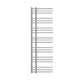 1500x500mm Difta Heated Chrome Towel Rail Radiator Flat