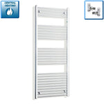 1600mm Chrome Towel Rail - Niche Pipe Centers (400-550mm)