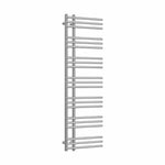 1500x500mm Difta Heated Chrome Towel Rail Radiator Flat