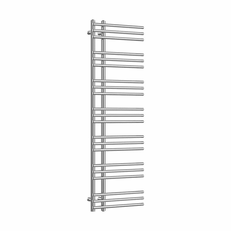 1500x500mm Difta Heated Chrome Towel Rail Radiator Flat
