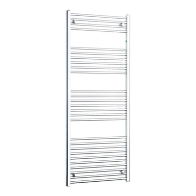 1600x600mm Heated Flat or Curved Towel Radiator Chrome