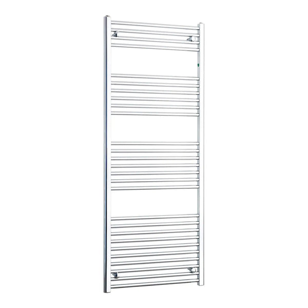 1600x600mm Heated Flat or Curved Towel Radiator Chrome