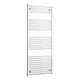1600x600mm Chrome Dual Fuel Flat Heated Towel Rail Radiator - Elegant Radiators