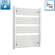 1000x700mm Heated Curved Towel Radiator Chrome