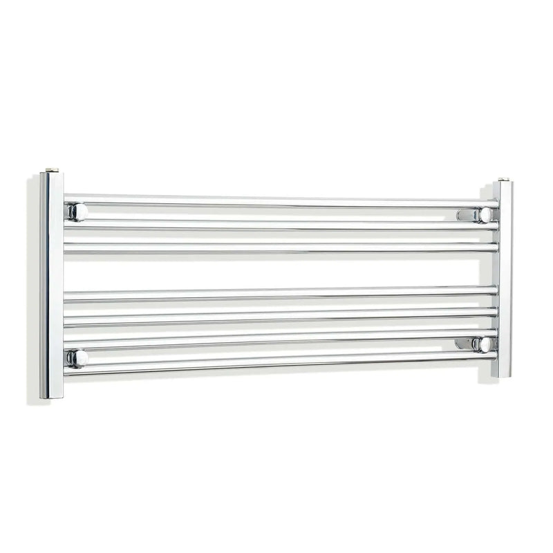 400 mm High 1000 mm Wide Chrome Towel Rail Central Heating