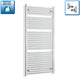 1500 mm High x 700 mm Wide Heated Straight Towel Rail Chrome