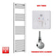 1600x500mm Chrome Electric Towel Rail Pre Filled Bathroom Warmer