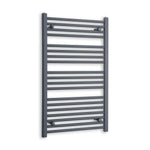 1000x600mm Heated Straight Anthracite-Sand Grey Towel Rail
