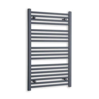 1000x600mm Heated Straight Anthracite-Sand Grey Towel Rail