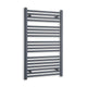 1000x600mm Heated Straight Anthracite-Sand Grey Towel Rail