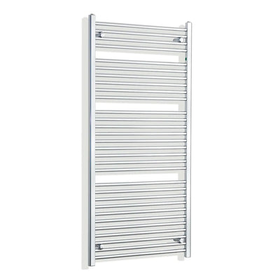 1500 mm High x 700 mm Wide Heated Straight Towel Rail Chrome