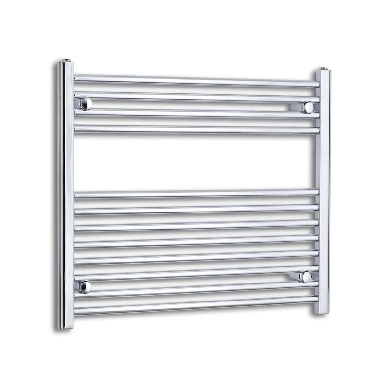 700x800mm Heated Straight Towel Rail Radiator Chrome