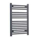 800 mm High x 500 mm Wide Heated Towel Radiator Flat Black