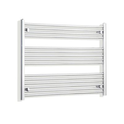800x1000mm Heated Straight Towel Rail Radiator Chrome