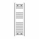 800 x 250 Chrome Dual Fuel Flat Heated Towel Rail Radiator