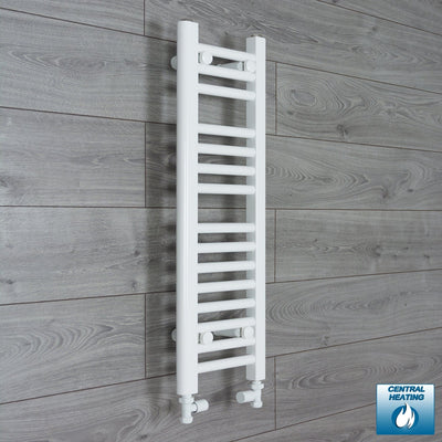 800x250mm Heated Towel Rail Radiator Flat White