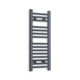 800 x 300 Anthracite Dual Fuel Flat Heated Towel Rail Radiator - Elegant Radiators