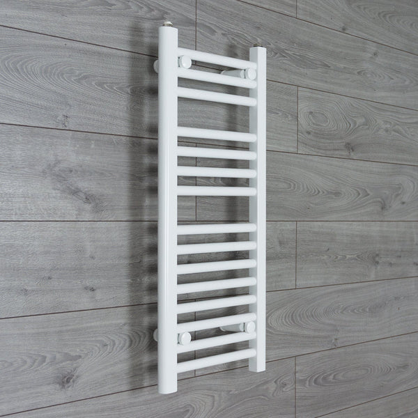 Without Valves 800 x 400 Heated Towel Rail Radiator Flat White Central Heating