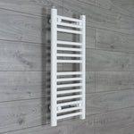Without Valves 800 x 400 Heated Towel Rail Radiator Flat White Central Heating