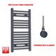 ER-Touch Thermostatic / No Timer 800 x 500 Flat Anthracite Pre-Filled Electric Heated Towel Radiator HTR