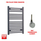 ER-Wifi Thermostatic / No Timer 800 x 500 Flat Black Pre-Filled Electric Heated Towel Radiator HTR