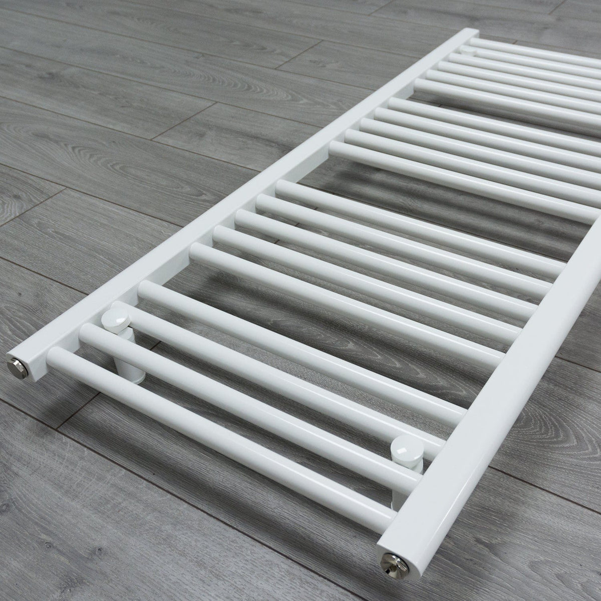 800 x 500 Heated Towel Rail Flat White Central Heating