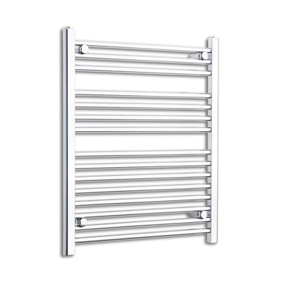 800x600mm Heated Flat or Curved Towel Radiator Chrome