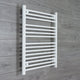 Without Valves 800 x 600 Heated Towel Rail Flat White Central Heating