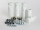 White Heated Towel Rail Dimensions - 550mm Pipe Centre, 600mm Overall Width